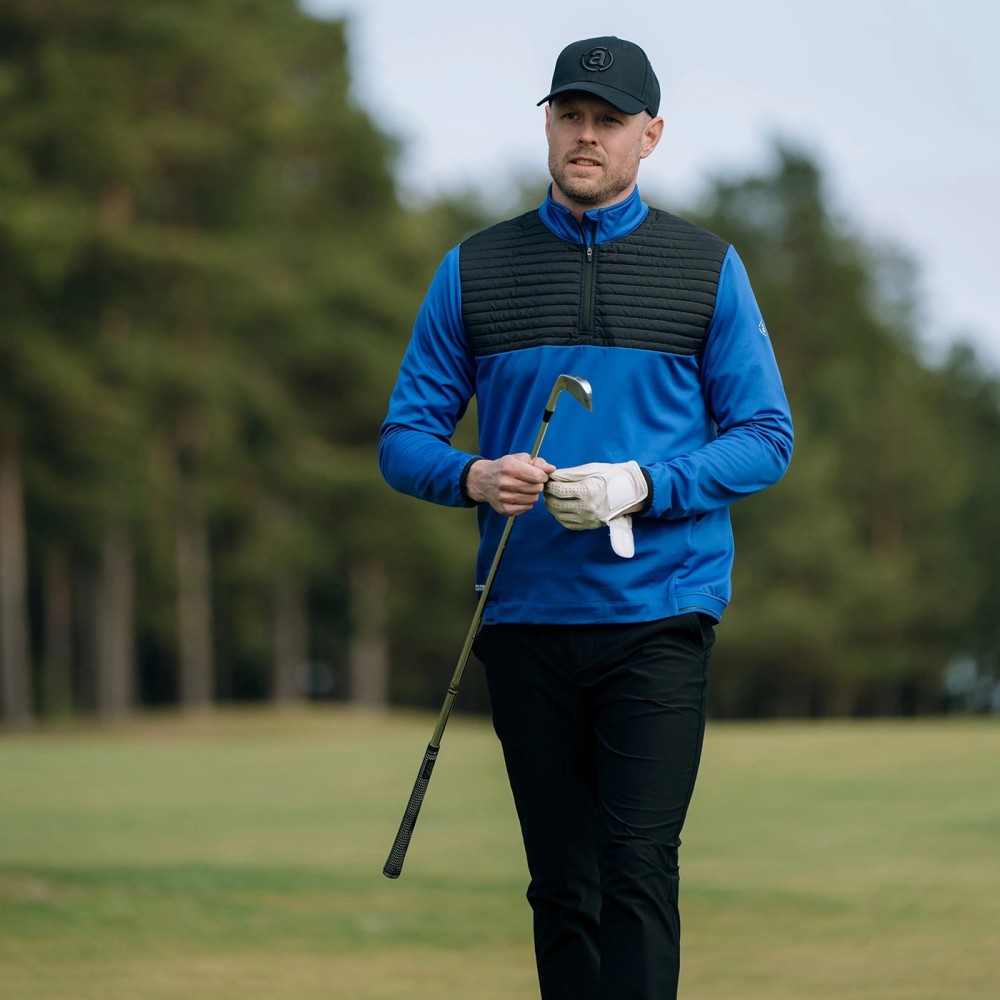 Gleneagles Thermo Midlayer - Cobalt/Black