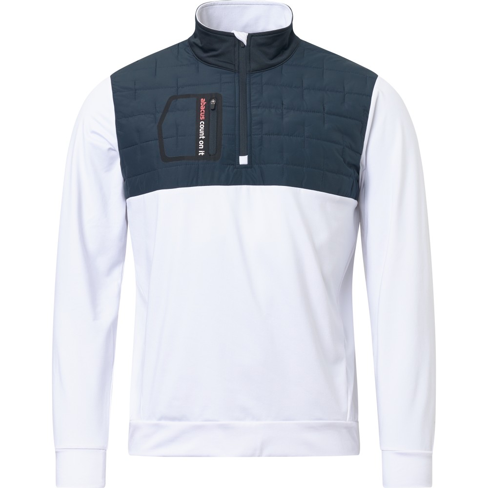 Hoylake Thermo Midlayer - White/Navy