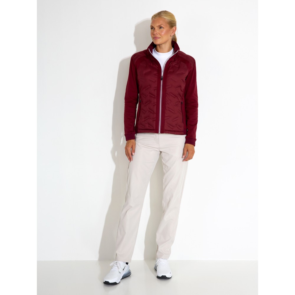 Portrush Hybrid Jacket - Cranberry