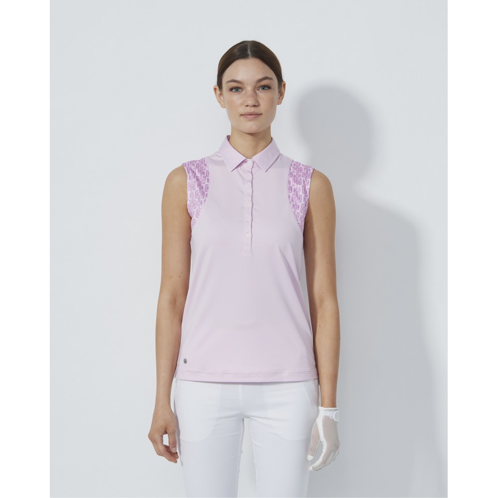 Print Insert SL Polo - Pink Pansy