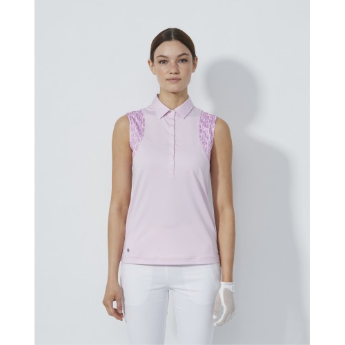 Print Insert SL Polo - Pink Pansy