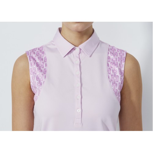 Print Insert SL Polo - Pink Pansy