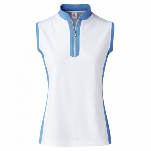 Billie SL Polo Shirt - White Blue
