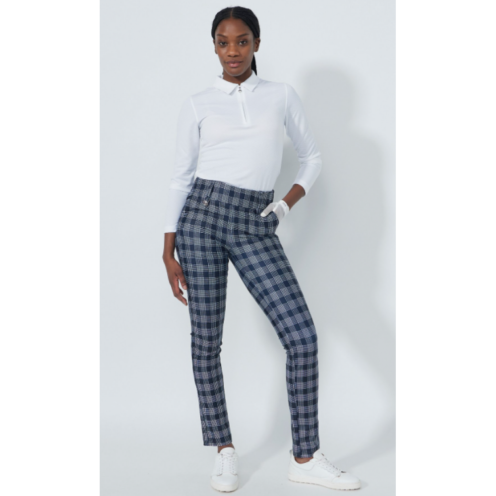 Magic Fleece - Check Navy