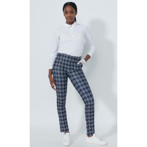 Magic Fleece - Check Navy