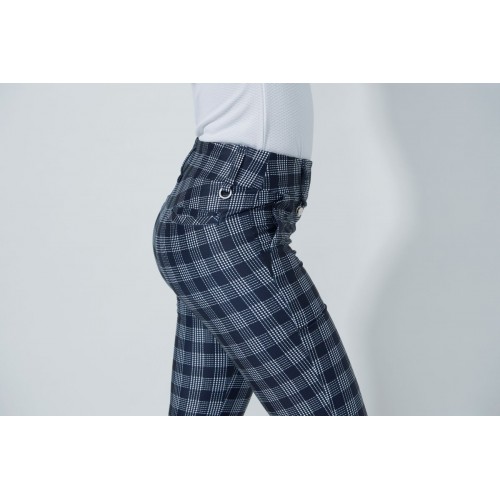 Magic Fleece - Check Navy