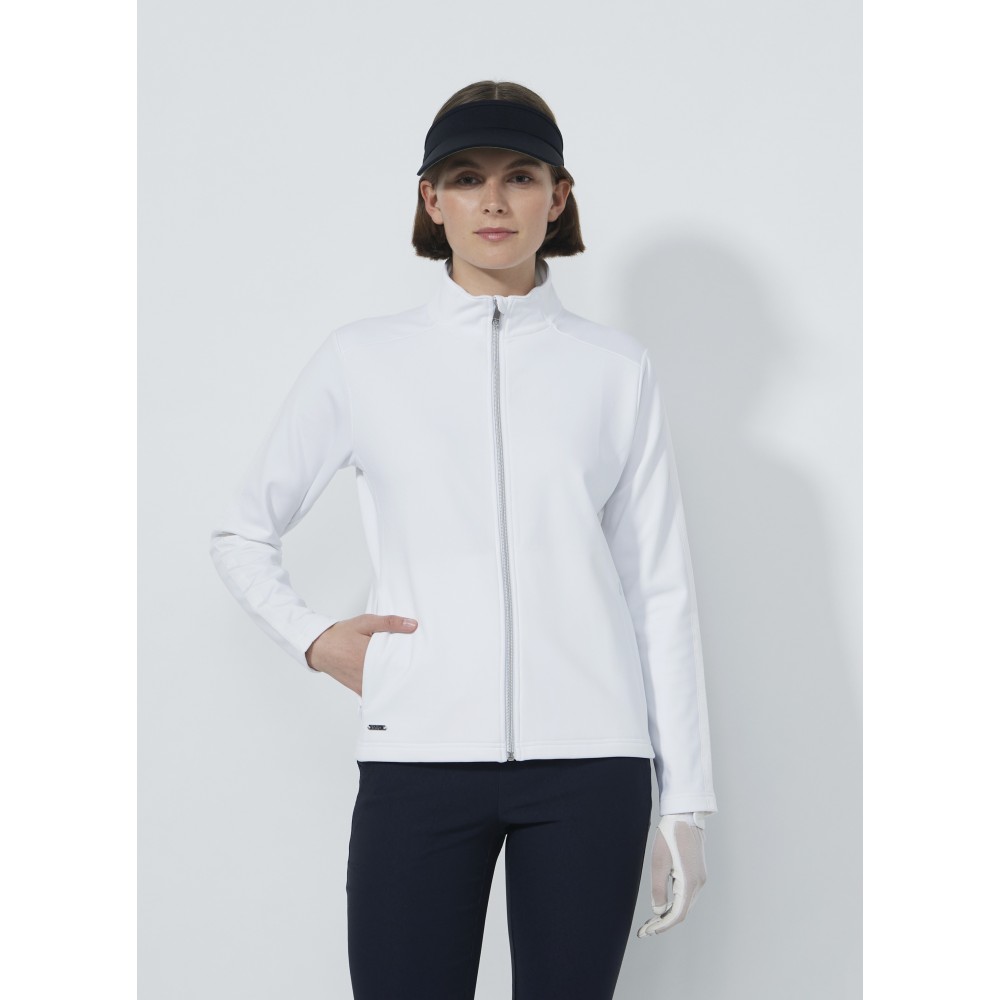 Cholet Full Zip Sweater - White