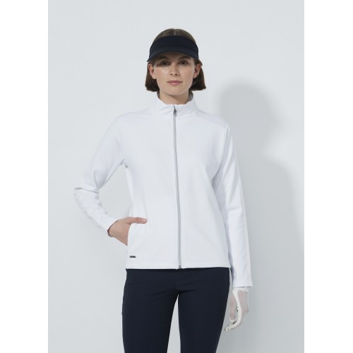 Cholet Full Zip Sweater - White