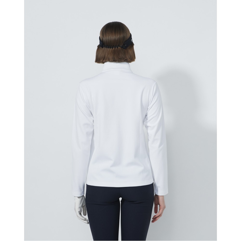 Cholet Full Zip Sweater - White