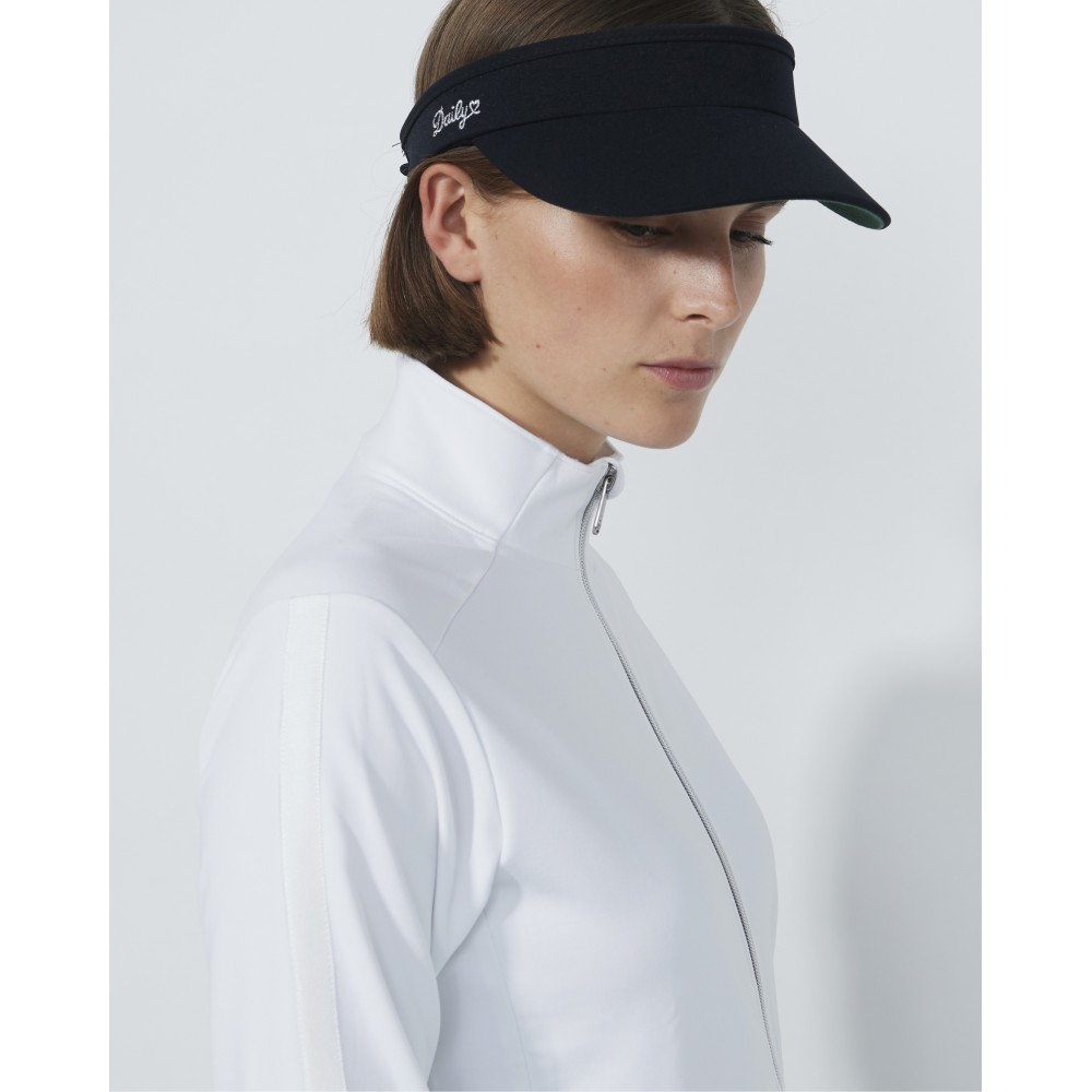 Cholet Full Zip Sweater - White