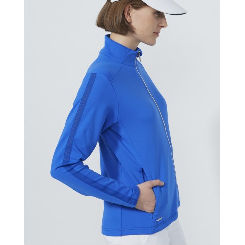 Cholet Full Zip Sweater - Nautical Blue