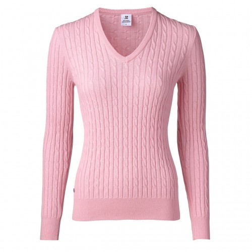 Madelene V-neck Pullover - Pink