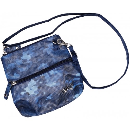 Blue Camo Zip Carry All Bag