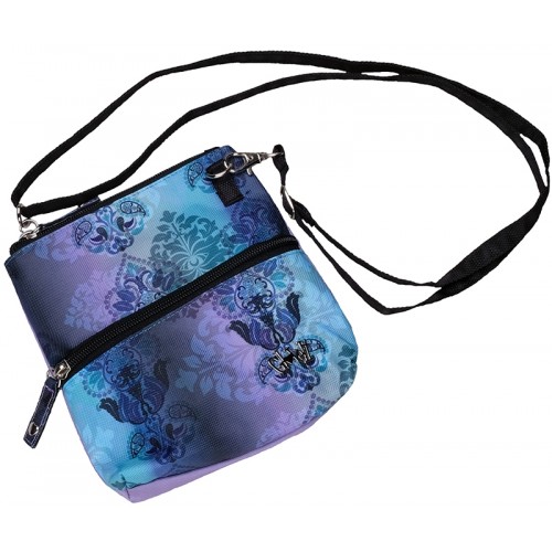 Lilac Paisley Zip Carry All Bag