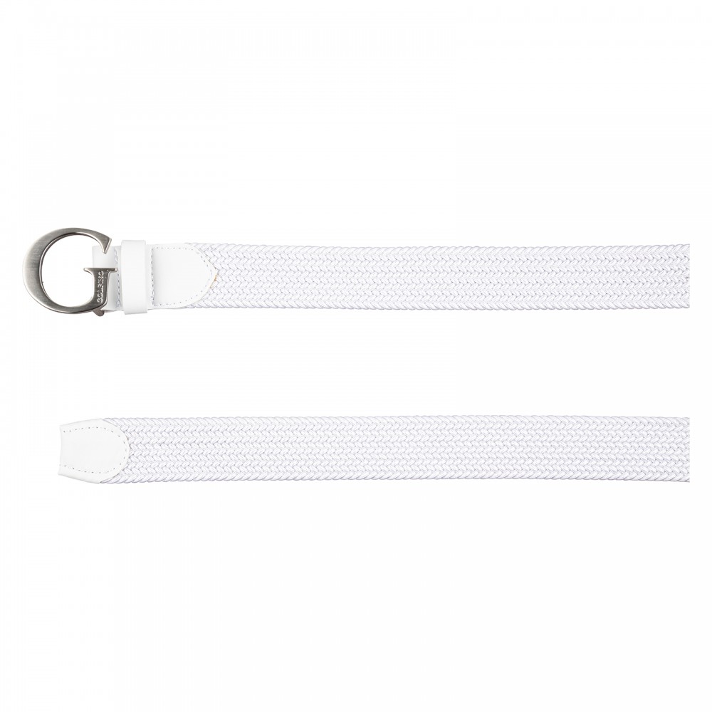 Golfino Woven Belt - White