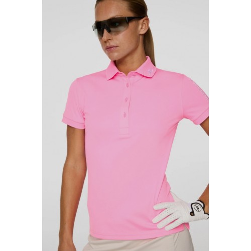 J.L Tour Tech Polo - Eosine Pink