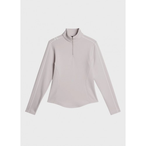 J.L Nefe Quarter Zip Mid Layer - Grey Lilac