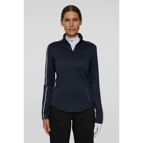 J.L Nefe Quarter Zip Mid Layer - Navy