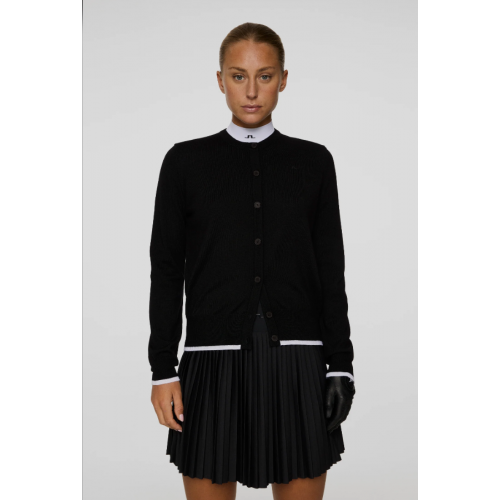 J.L Joanna Knitted Cardigan - Black