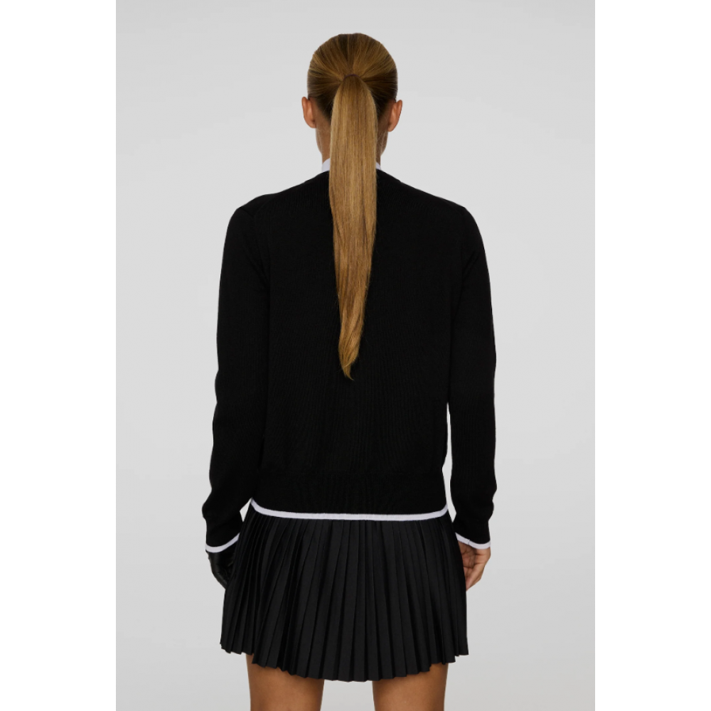 J.L Joanna Knitted Cardigan - Black