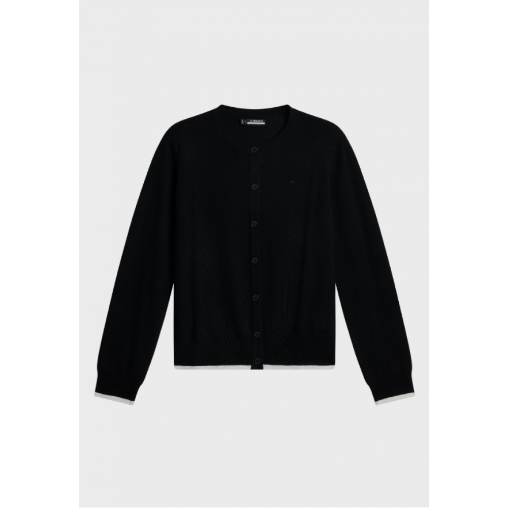 J.L Joanna Knitted Cardigan - Black