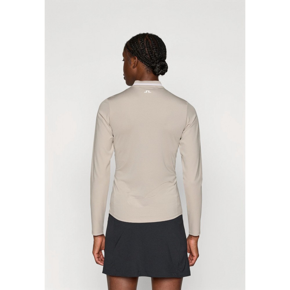J.L Harper Quarter Zip Mid Layer - String