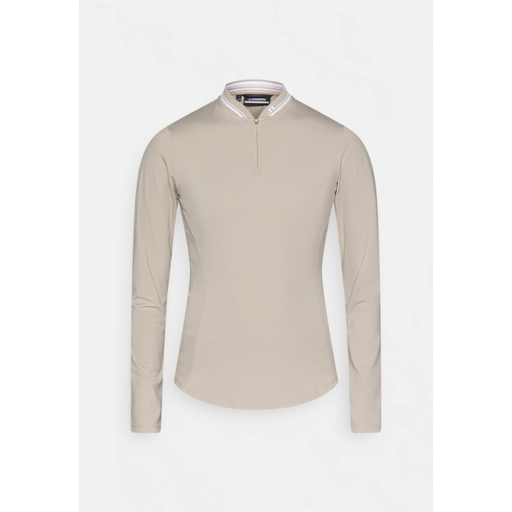 J.L Harper Quarter Zip Mid Layer - String