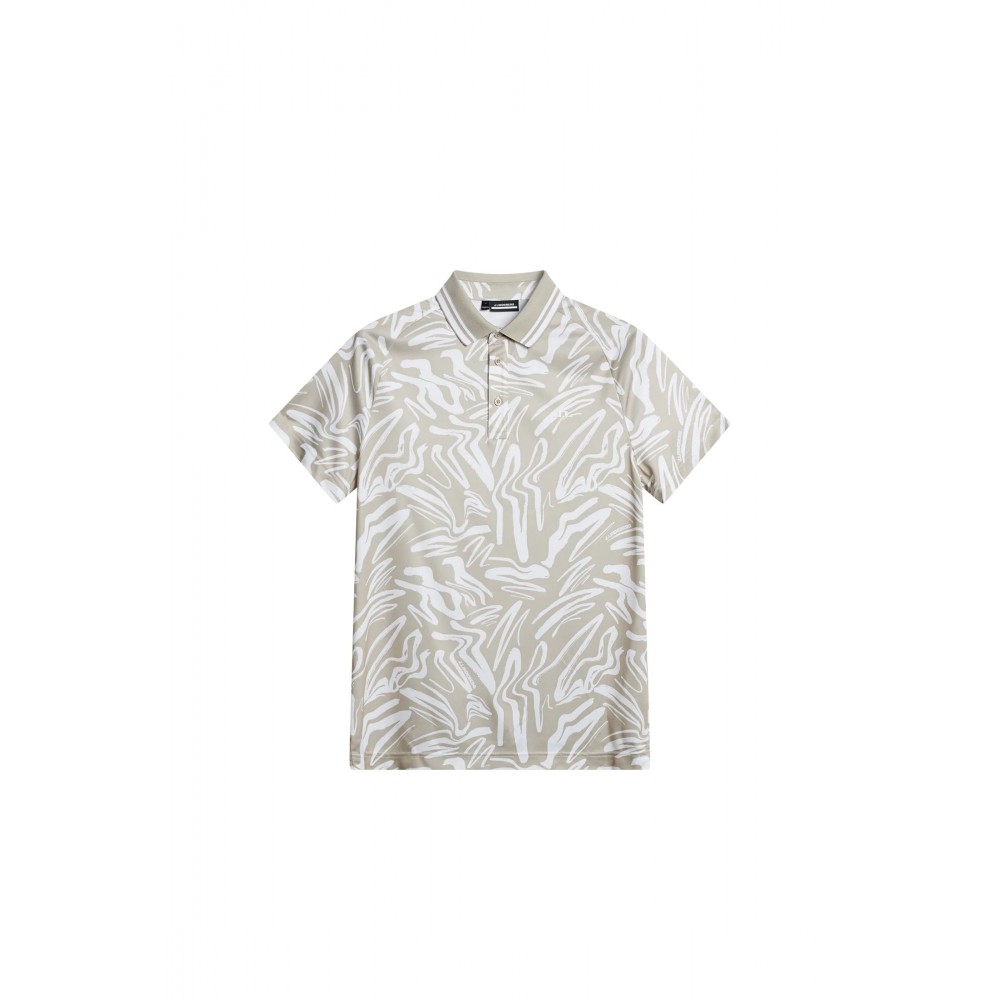 J.L  George Print Polo - Scribble String