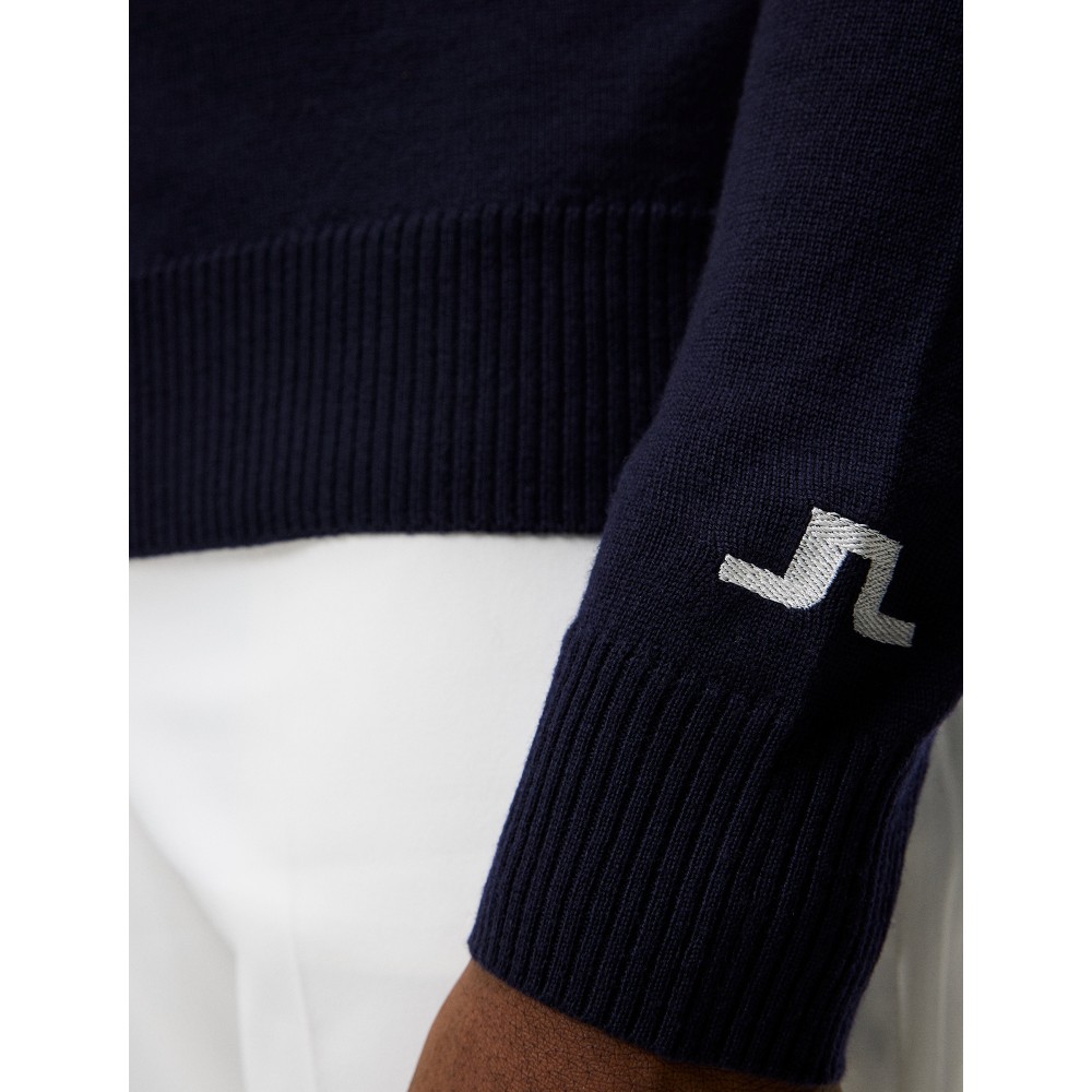 J.Lindeberg Kian Zipped Sweater - Navy