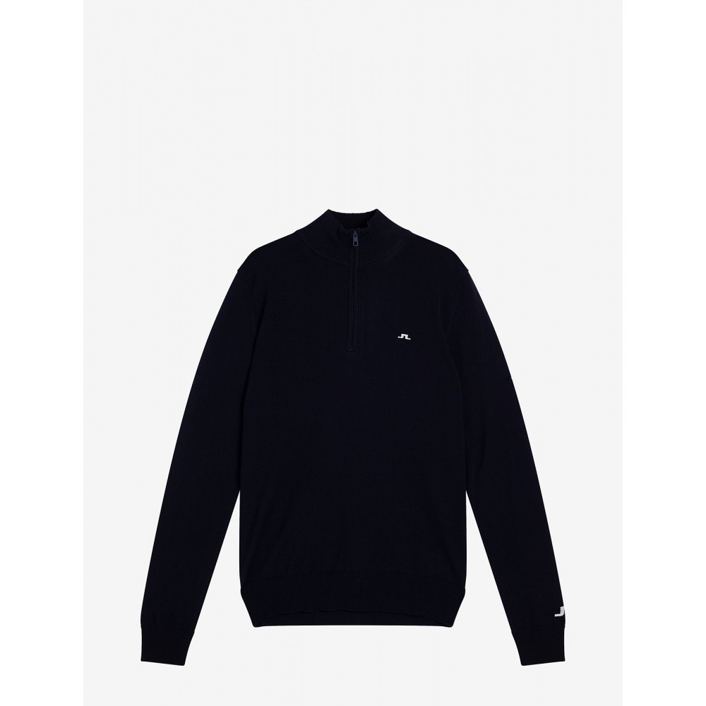 J.Lindeberg Kian Zipped Sweater - Navy