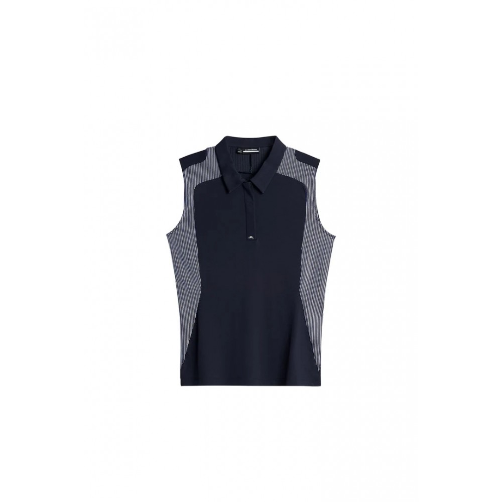 J.Lindeberg Betsy Sleeveless Polo - Navy