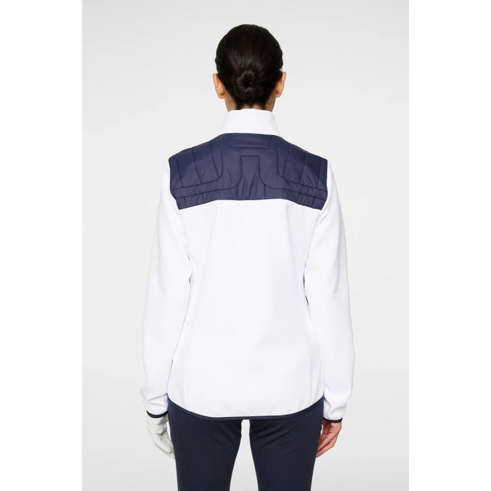 J.L Holma Quilt Hybrid Jacket - Navy